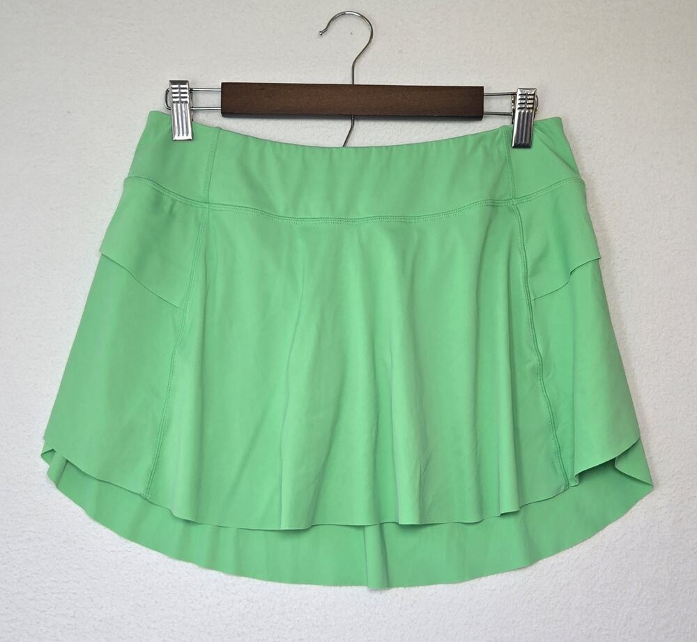 Zyia Active Mini Golf Tennis Skort Green Size Large